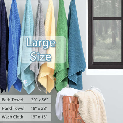 Luxury Cotton Bath Towel Set