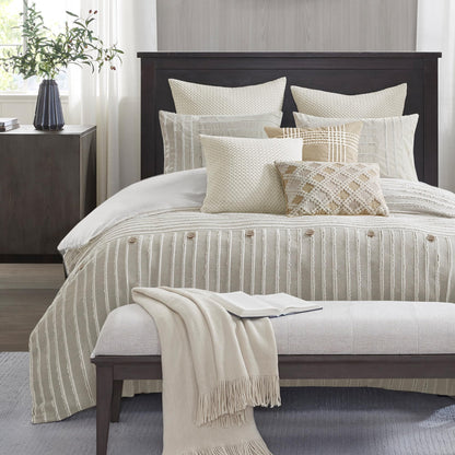 Boho Jacquard Comforter Set with Removable Cover King Size