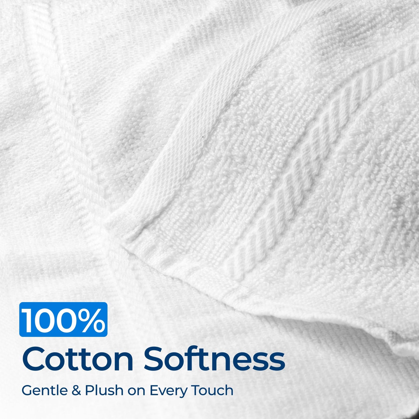 60-Pack Cotton Bath Towels, Hotel Quality Set