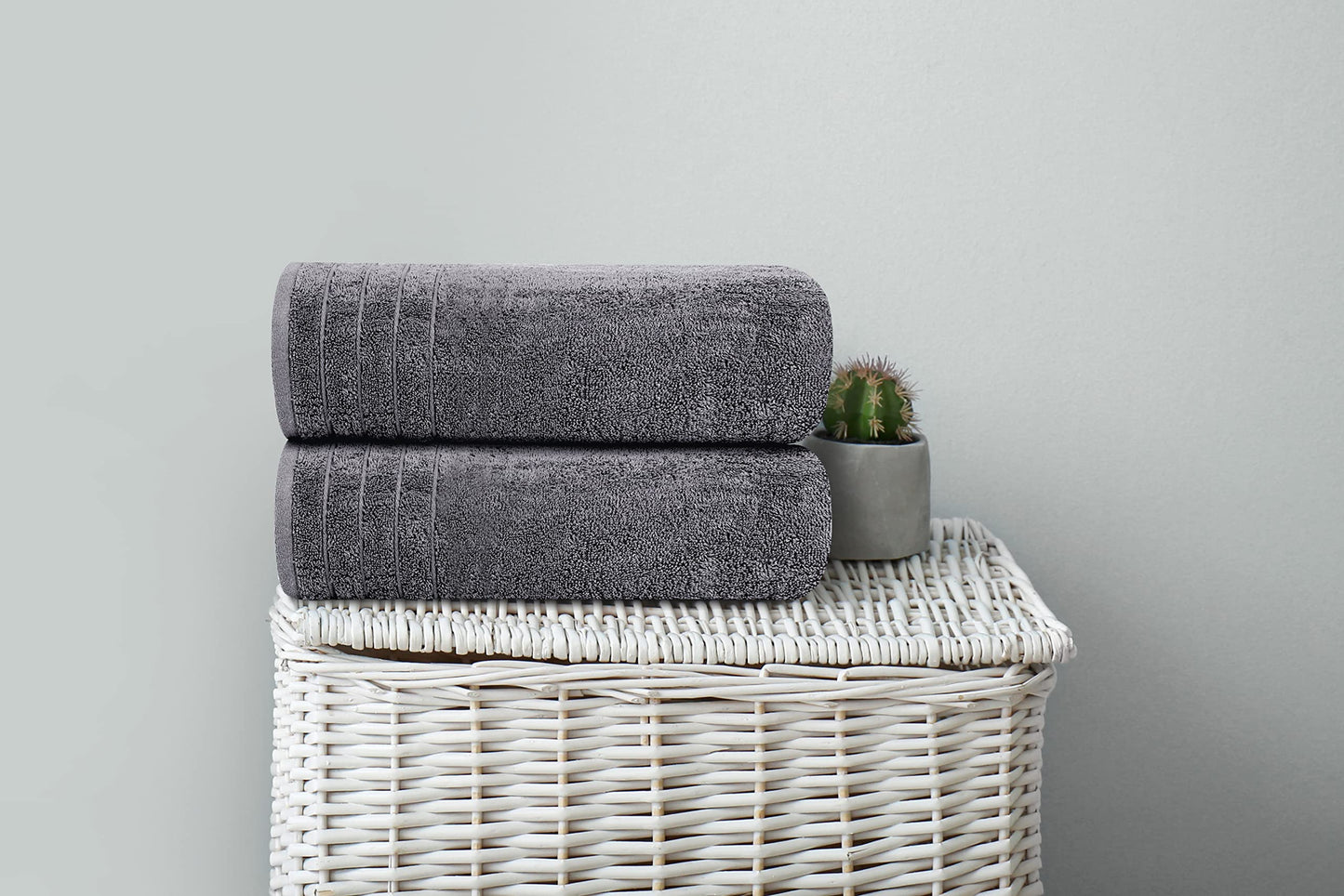 4-Piece Extra Large Cotton Bath Towel Set