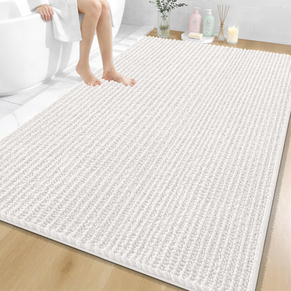 Thick Chenille Bath Runner Rug