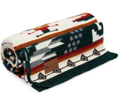 Handmade Ecuadorian Wool Throw Blanket