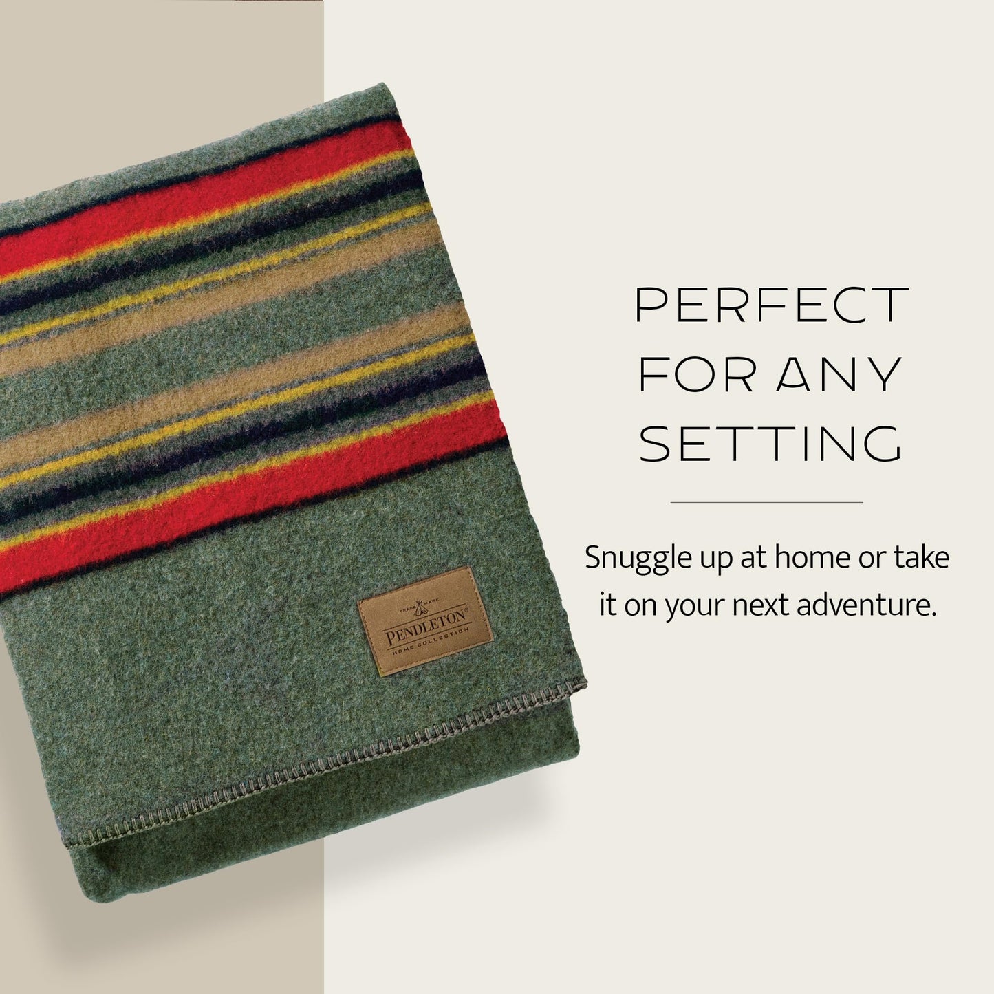 Yakima Wool Blend Camp Throw Blanket