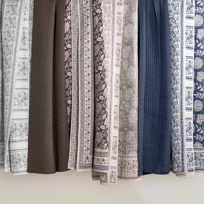 Reversible Floral Cotton Quilt Set King/Cal King Size