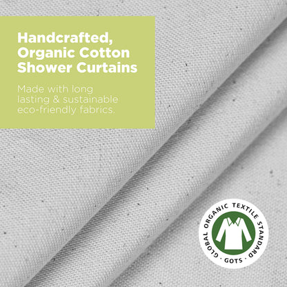 Organic Cotton Shower Curtain Liner