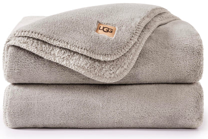 Whitecap Plush Fleece Throw Blanket