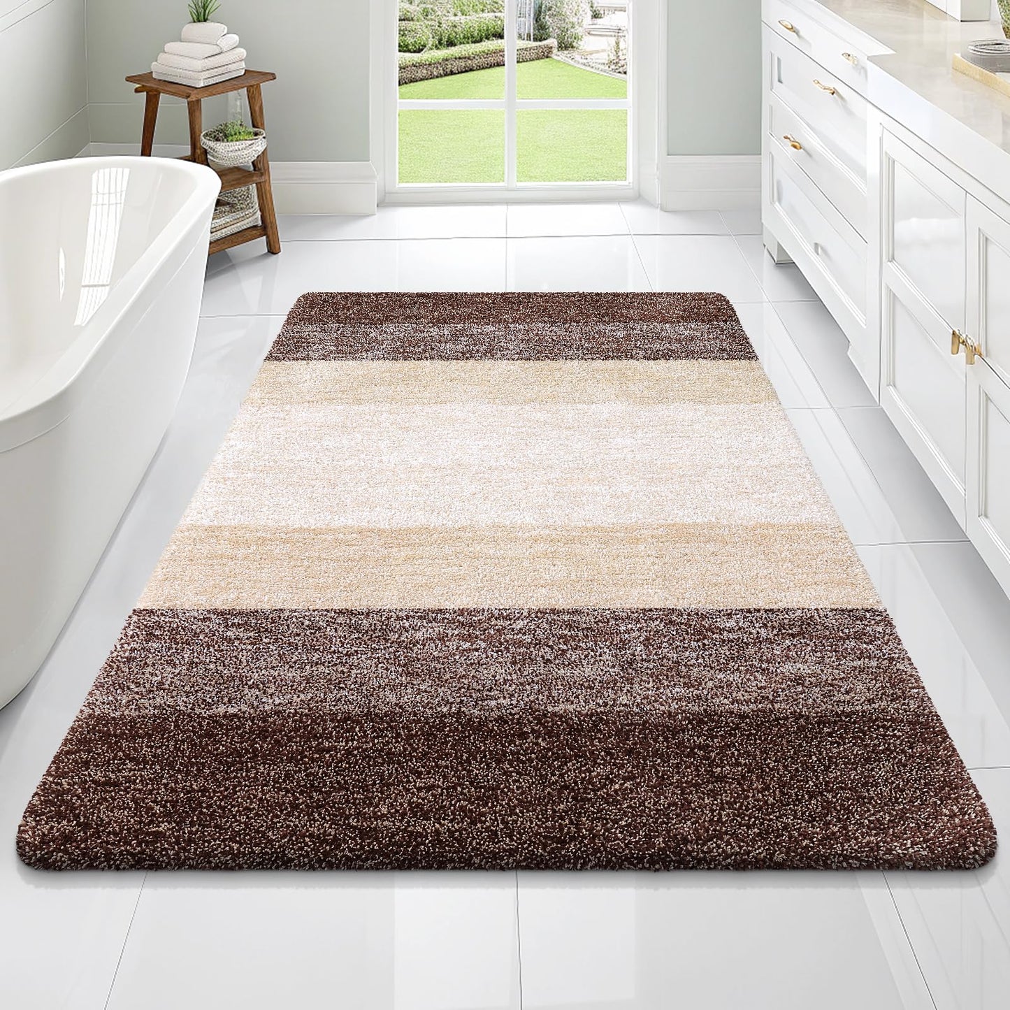 Extra Soft Microfiber Bath Runner Rug