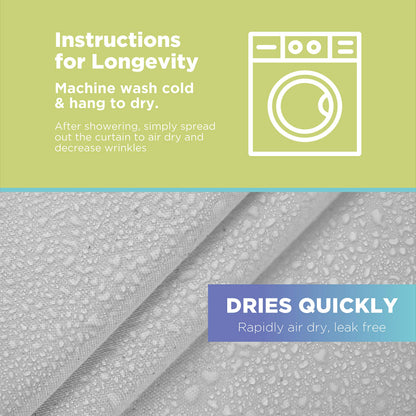 Organic Cotton Shower Curtain Liner