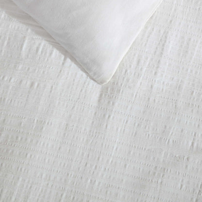 Textured Grid Comforter Set with Matching Shams Queen