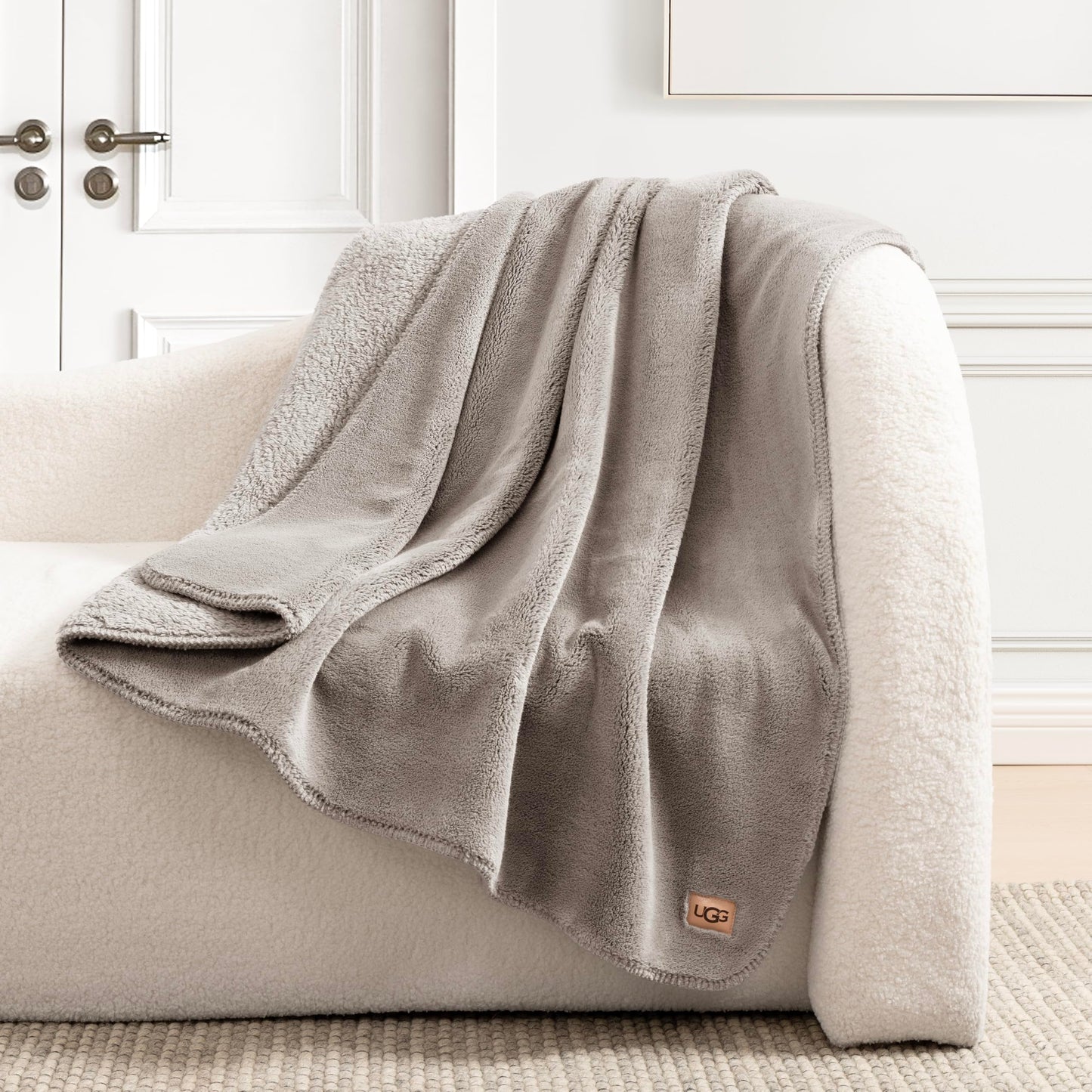 Whitecap Plush Fleece Throw Blanket