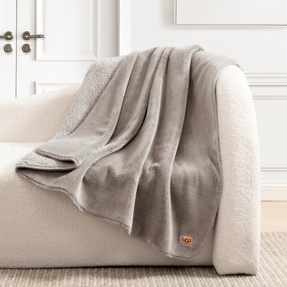Whitecap Plush Fleece Throw Blanket