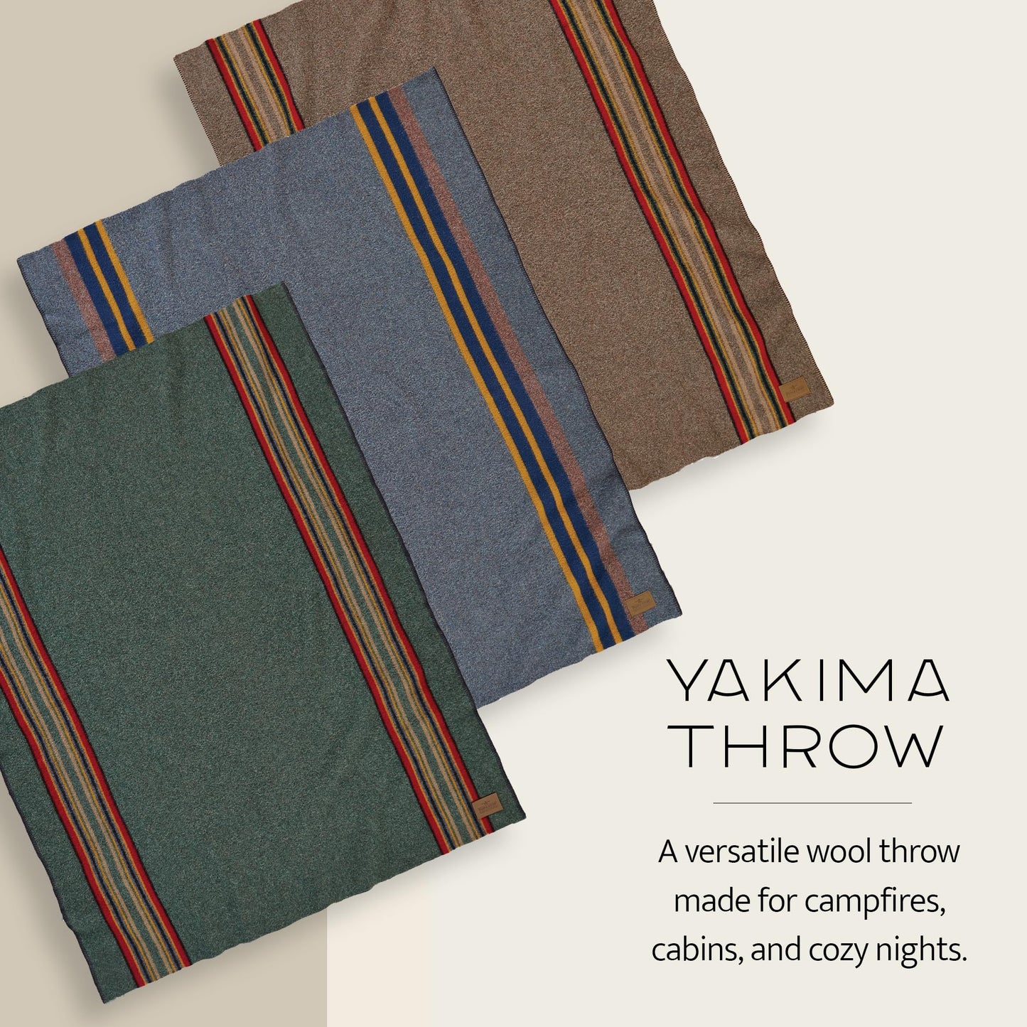 Yakima Wool Blend Throw Blanket