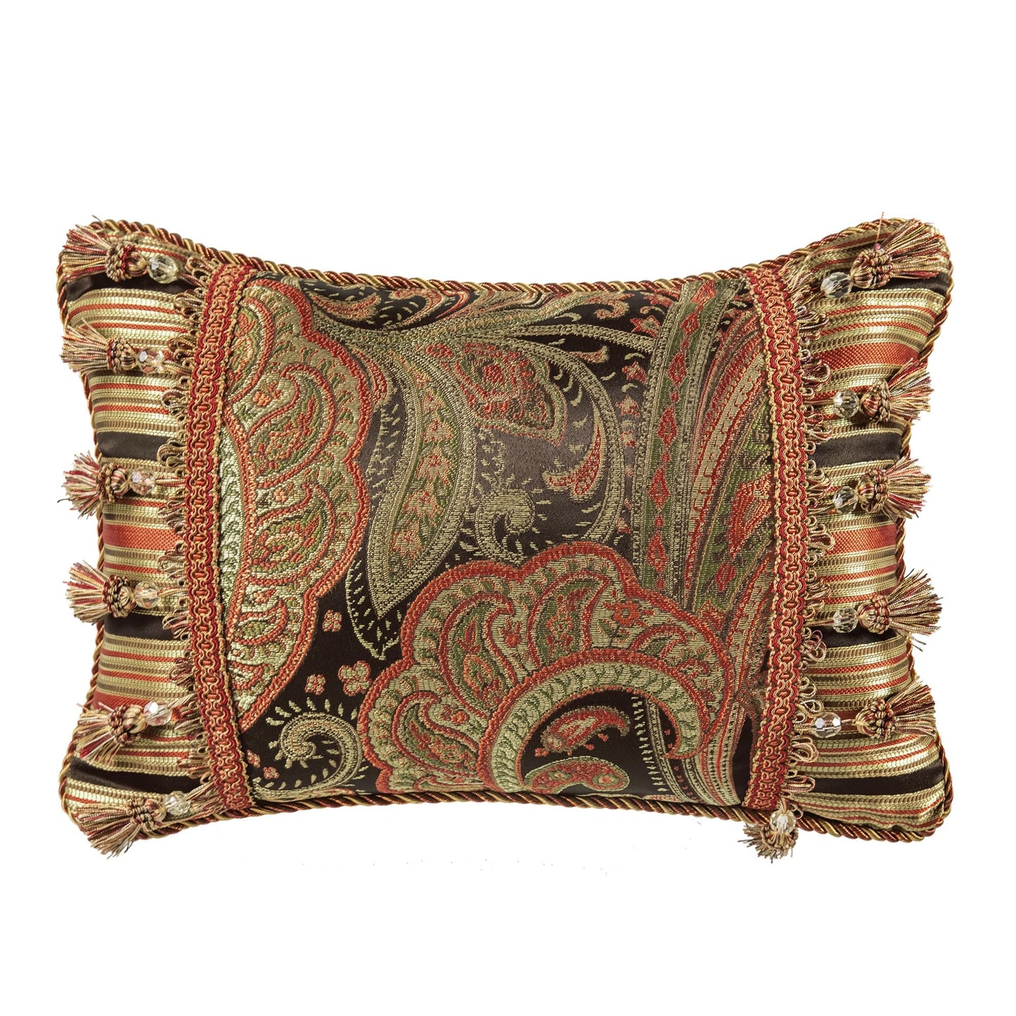 9-Piece Jacquard Paisley Comforter Set King Size