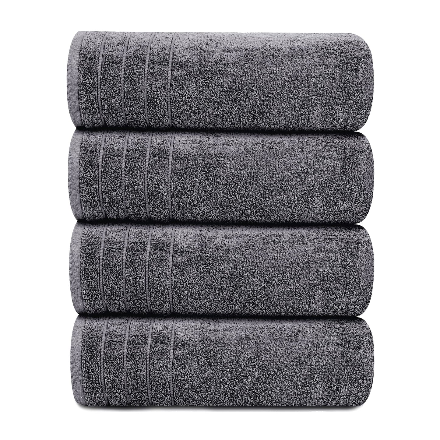 4-Piece Extra Large Cotton Bath Towel Set